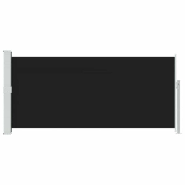 vidaXL Zatahovac&iacute; bočn&iacute; mark&yacute;za / z&aacute;stěna 140 x 300 cm čern&aacute;