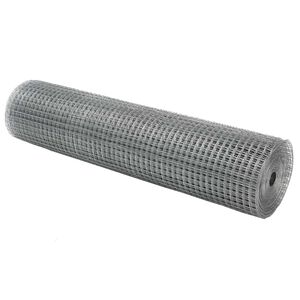 vidaXL Svařovan&yacute; dr&aacute;těn&yacute; plot 1000 x 40 cm Stř&iacute;brn&aacute;