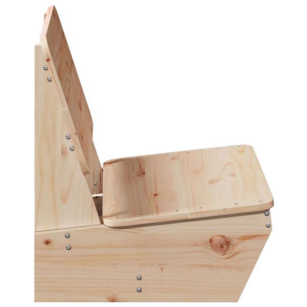 vidaXL Zahradní židle 60x64x70,5 cm masivní borové dřevo