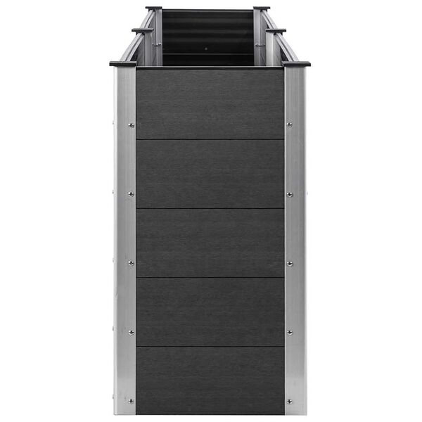 vidaXL Zahradn&iacute; vyv&yacute;&scaron;en&yacute; z&aacute;hon 200 x 50 x 91 cm WPC &scaron;ed&yacute;