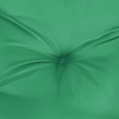 vidaXL Podušky na židli vysoké opěradlo 4 ks zelené 120x50x7 cm textil