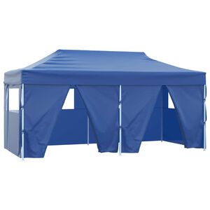 vidaXL Party Stan 291 x 580 x 315 cm Modr&aacute; Oxford l&aacute;tka