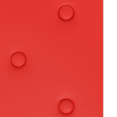 vidaXL Nástěnné panely 12 ks červené 60 x 30 cm umělá kůže 2,16 m²