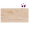 vidaXL Stoln&iacute; desky 4 ks 90x45x1,7 cm obd&eacute;ln&iacute;kov&eacute; masivn&iacute; borov&eacute; dřevo