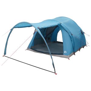 vidaXL Tunelov&yacute; stan 370 x 275 x 210 cm Modr&aacute; Polyester a ocel
