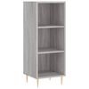 vidaXL Skř&iacute;ň highboard &scaron;ed&aacute; sonoma 34,5 x 34 x 180 cm kompozitn&iacute; dřevo