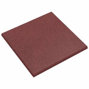 vidaXL Dlaždice pro ochranu před p&aacute;dem 6 ks Červen&aacute; 50 x 50 cm Guma