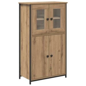vidaXL Vysok&yacute; bufet Artisanov&yacute; dub 62 x 32 x 106,5 cm kompozitn&iacute; dřevo