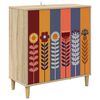 vidaXL Serv&iacute;rovac&iacute; skř&iacute;ň ESSEN Sonoma 69 x 33 x 75 cm Kompozitn&iacute; dřevo