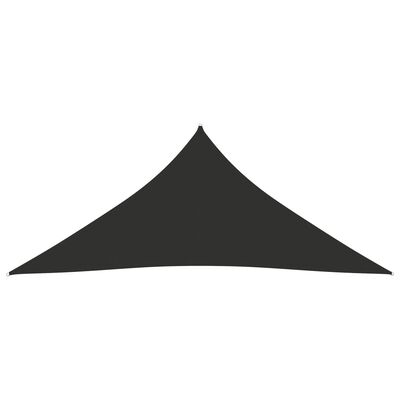vidaXL Stínící plachta oxford trojúhelníková 4 x 4 x 4 m antracitová
