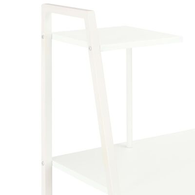 vidaXL Psací stůl s poličkami bílý 102 x 50 x 117 cm