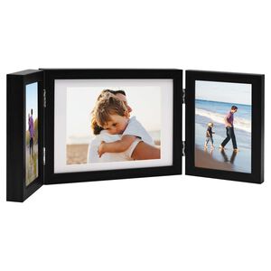 vidaXL Tř&iacute;d&iacute;ln&yacute; fotor&aacute;meček čern&yacute; 22 x 15 cm + 2 x (10 x 15 cm)