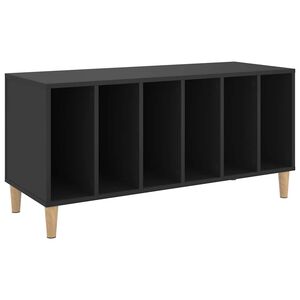 vidaXL Skř&iacute;ňka na LP desky čern&aacute; 100 x 38 x 48 cm kompozitn&iacute; dřevo