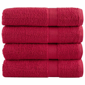 vidaXL Pr&eacute;miov&eacute; osu&scaron;ky SOLUND 4 ks červen&eacute; 100x150 cm 600 g/m&sup2;
