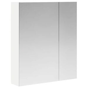 vidaXL Koupelnov&aacute; zrcadlov&aacute; skř&iacute;ň B&iacute;l&aacute; 60 x 14,5 x 70 cm