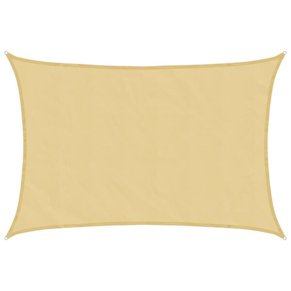 vidaXL St&iacute;nic&iacute; plachta p&iacute;skov&aacute; 7x6 m 100% polyester oxford