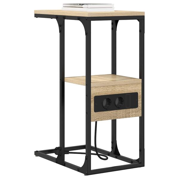 vidaXL Nočn&iacute; skř&iacute;ňka dub sonoma 41,5 x 26 x 60,5 cm Kompozitn&iacute; dřevo