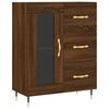 vidaXL Skř&iacute;ň highboard hněd&yacute; dub 69,5 x 34 x 180 cm kompozitn&iacute; dřevo
