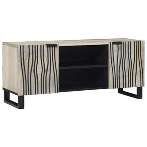 vidaXL TV jednotky 105 x 33 x 46 cm B&iacute;l&aacute; Kompozitn&iacute; dřevo