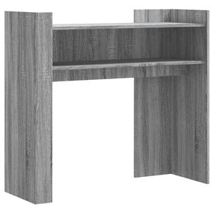vidaXL Konzolov&yacute; stolek &scaron;ed&yacute; sonoma 100 x 35 x 90 cm kompozitn&iacute; dřevo