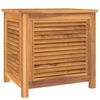 vidaXL Zahradní úložný box s vložkou 60 x 50 x 58 cm masivní teak