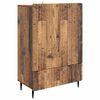 vidaXL Serv&iacute;rovac&iacute; skř&iacute;ň se z&aacute;suvkou Star&eacute; dřevo 66 x 34,5 x 97 cm