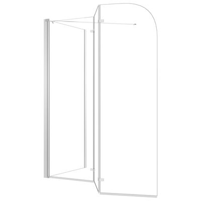 vidaXL Sprchový kout 120 x 69 x 130 cm tvrzené sklo průhledný