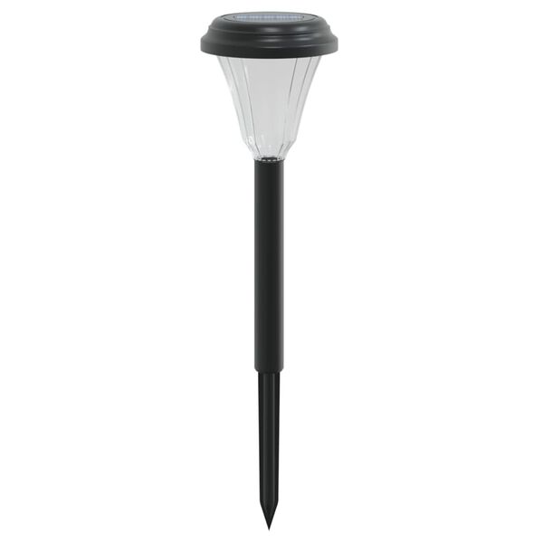 vidaXL Solární osvětlení cesty se zemními hroty 12 ks bílé
