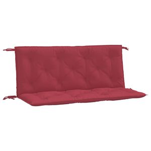 vidaXL Podu&scaron;ky na zahradn&iacute; lavici 2 ks v&iacute;nov&eacute; 120x50x7 cm l&aacute;tka oxford