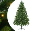 vidaXL V&aacute;nočn&iacute; stromeček s 300 LED diodami s stojanem Zelen&aacute; 180 cm PE