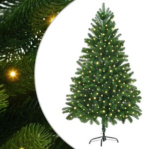 vidaXL V&aacute;nočn&iacute; stromeček s 300 LED diodami s stojanem Zelen&aacute; 180 cm PE