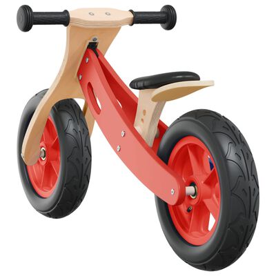 vidaXL Odrážedlo pro děti se vzduchovými pneumatikami červené