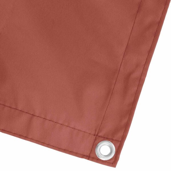 vidaXL Balkonov&aacute; clona Cihlov&aacute; 110 x 600 cm Oxford l&aacute;tka