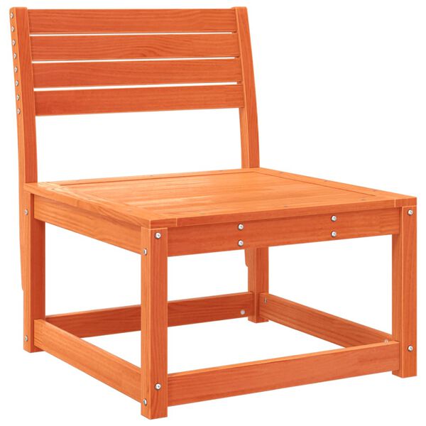 vidaXL Zahradní pohovky s poduškami 2 ks voskově hnědé masiv borovice