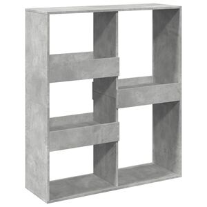 vidaXL Knihovna / dělic&iacute; stěna betonově &scaron;ed&aacute; 100 x 33 x 115 cm
