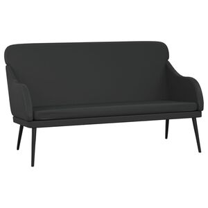 vidaXL Lavice čern&aacute; 110 x 76 x 80 cm uměl&aacute; kůže