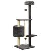 vidaXL Škrabadlo pro kočky se sisalovými sloupky tmavě šedé 120 cm