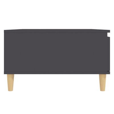 vidaXL Konferenční stolek šedý 90 x 60 x 35 cm dřevotříska