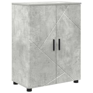 vidaXL Koupelnov&aacute; skř&iacute;ň Betonově &scaron;ed&aacute; 60 x 35 x 80 cm