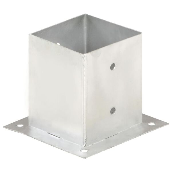 vidaXL Patka na sloupek 4 ks pozinkovan&yacute; kov 121 mm