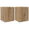 vidaXL TV wall cabinet N&aacute;stěnn&yacute; 2 pcs Uměleck&yacute; dub 30 x 31 x 40 cm