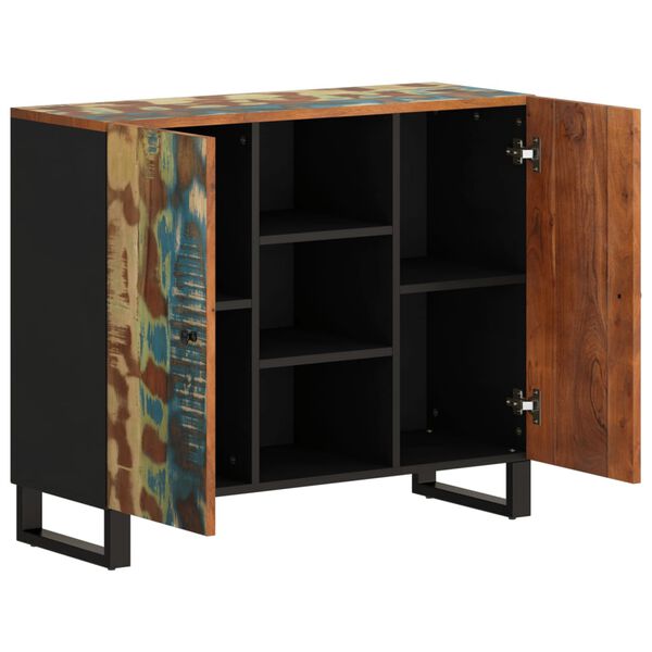 vidaXL Příborník se 2 dvířky 90 x 33 x 75 cm masivní recyklované dřevo