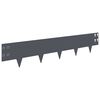 vidaXL Okraj tr&aacute;vn&iacute;ku 30 ks 100 x 20 cm Ocel Antracitov&aacute;