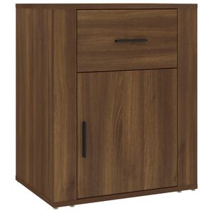 vidaXL Nočn&iacute; stolek hněd&yacute; dub 50x36x60 cm kompozitn&iacute; dřevo