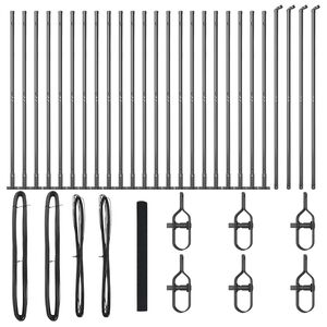 vidaXL Plotov&yacute; sloupek. &Scaron;ed&aacute;