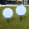 vidaXL Venkovn&iacute; osvětlen&iacute; př&iacute;jezdov&eacute; cesty 4 ks LED 30 cm se z&aacute;pichem