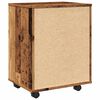 vidaXL Skříňka na kolečkách old wood 46 x 36 x 59 cm kompozitní dřevo