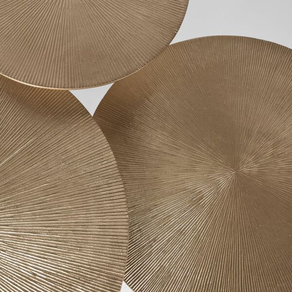 LABEL51 3d&iacute;ln&aacute; sada konferenčn&iacute;ch stolků Nobby zlat&aacute; s patinou