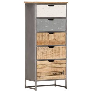 vidaXL Komoda se z&aacute;suvkami 45 x 30 x 105 cm masivn&iacute; mangovn&iacute;k