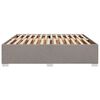 vidaXL R&aacute;m postele bez matrace taupe 200 x 200 cm textil